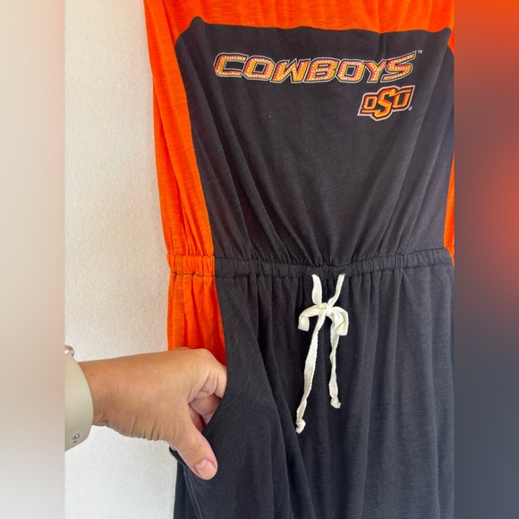 OKLAHOMA STATE‎ University Dress OSU Cowboy NEW Strapless Short Large Swim Cover - Picture 5 of 12